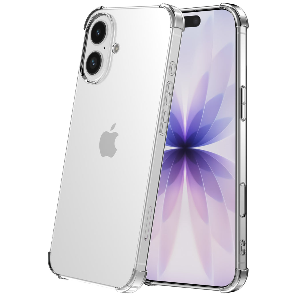 Geschikt
voor iPhone 17 Telefoonhoesje Transparant met Stootrand - Clear Case
Shockproof TPU Siliconen Back Cover Case Doorzichtig - Smartphonica