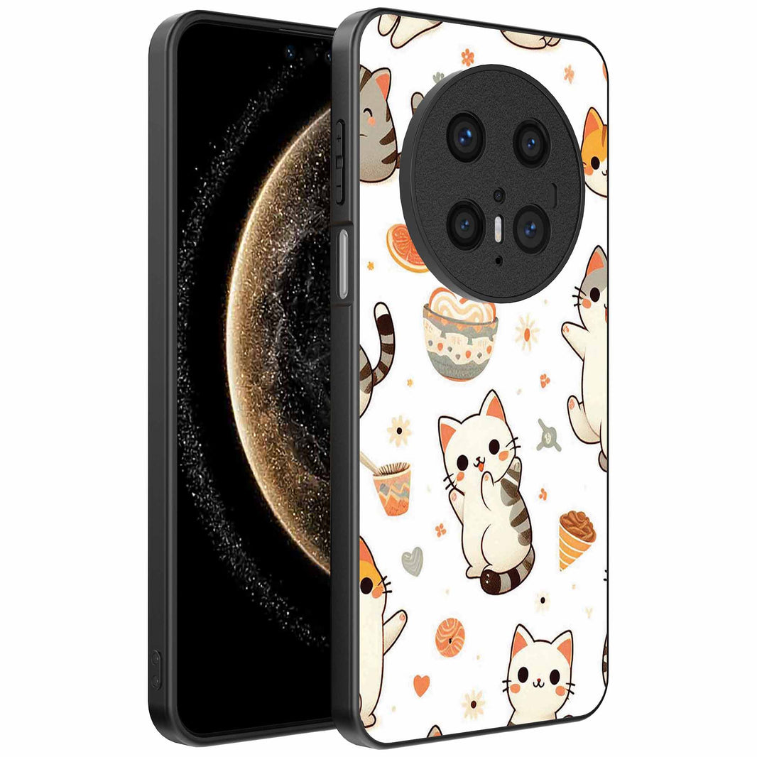 Geschikt voor
Huawei Mate 70 Pro / 70 Pro Plus Telefoonhoesje met katten opdruk - TPU
backcover case cat design - Smartphonica