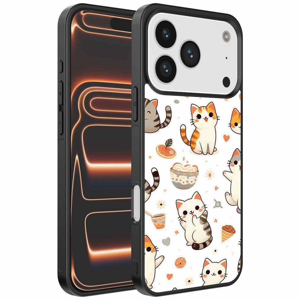 Geschikt voor
iPhone 17 Pro Max Telefoonhoesje met katten opdruk - TPU backcover case cat
design - Smartphonica