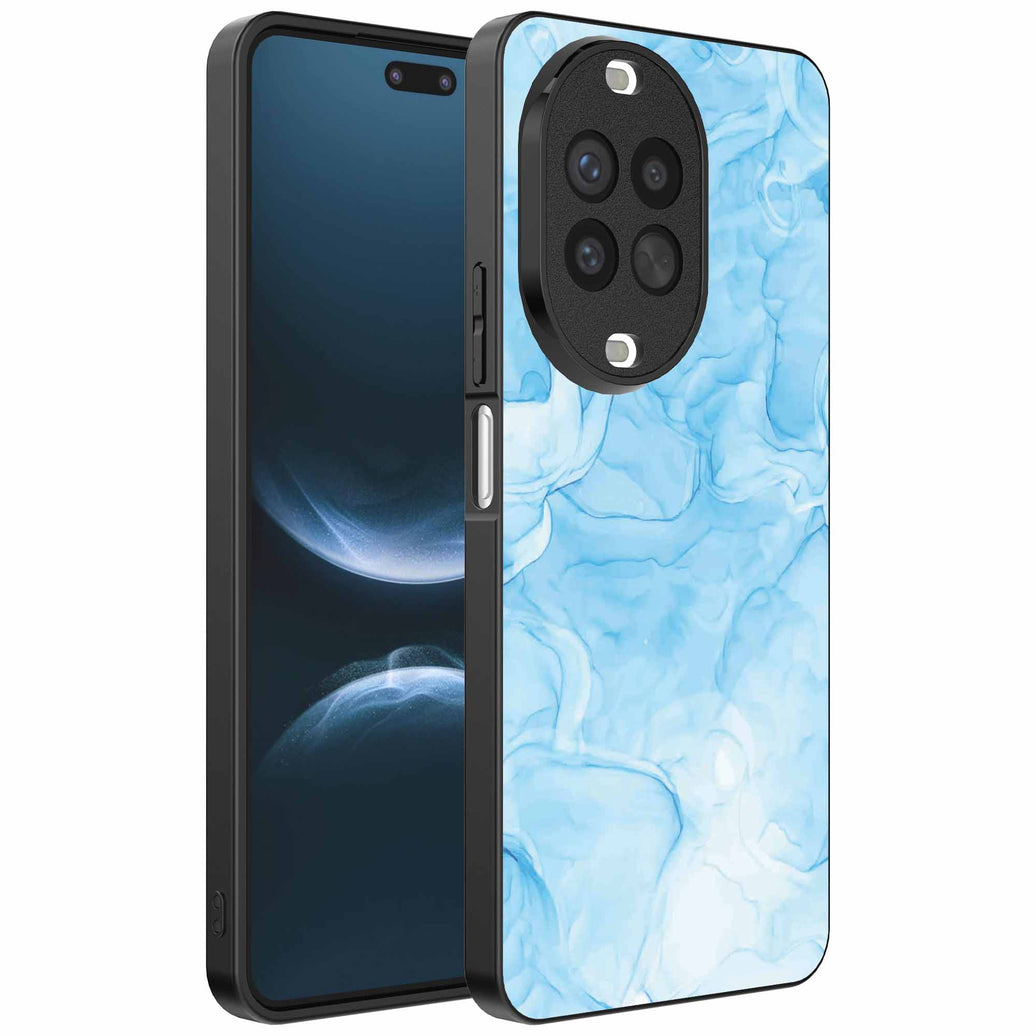 Geschikt voor
Huawei Nova 14 Pro Telefoonhoesje met marmer opdruk - TPU backcover case
marble design - Lichtblauw - Smartphonica