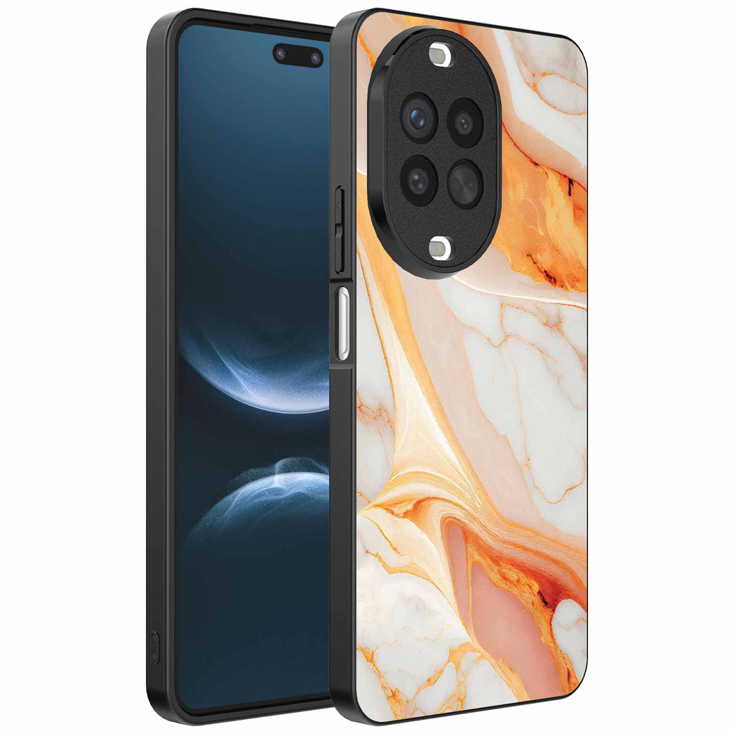 Geschikt voor
Huawei Nova 14 Pro Telefoonhoesje met marmer opdruk - TPU backcover case
marble design - Oranje - Smartphonica