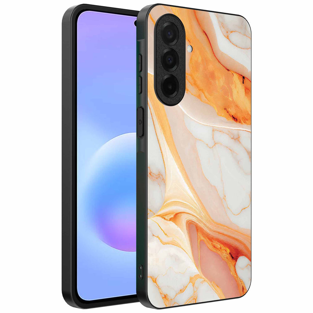 Geschikt voor
Samsung Galaxy A57 Telefoonhoesje met marmer opdruk - TPU backcover case
marble design - Oranje - Smartphonica