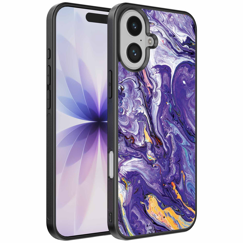 Geschikt voor
iPhone 17 Telefoonhoesje met Paars Goud Marmer Opdruk - TPU Backcover Case
Purple Gold Marble Design - Paars Goud - Smartphonica