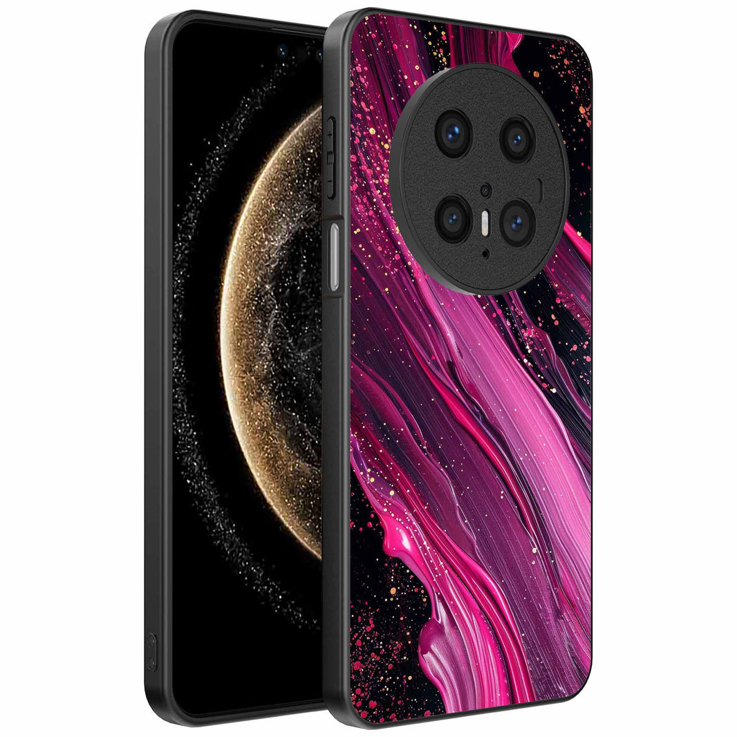 Geschikt voor
Huawei Mate 70 Pro / 70 Pro Plus Telefoonhoesje met marmer opdruk - TPU
backcover case marble design - Paars Roze - Smartphonica