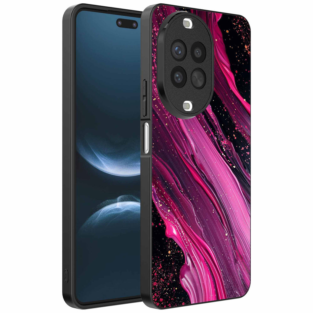 Geschikt voor
Huawei Nova 14 Pro Telefoonhoesje met marmer opdruk - TPU backcover case
marble design - Paars Roze - Smartphonica