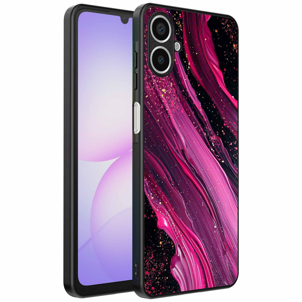 Geschikt voor
Samsung Galaxy A07 Telefoonhoesje met marmer opdruk - TPU backcover case
marble design - Paars Roze - Smartphonica