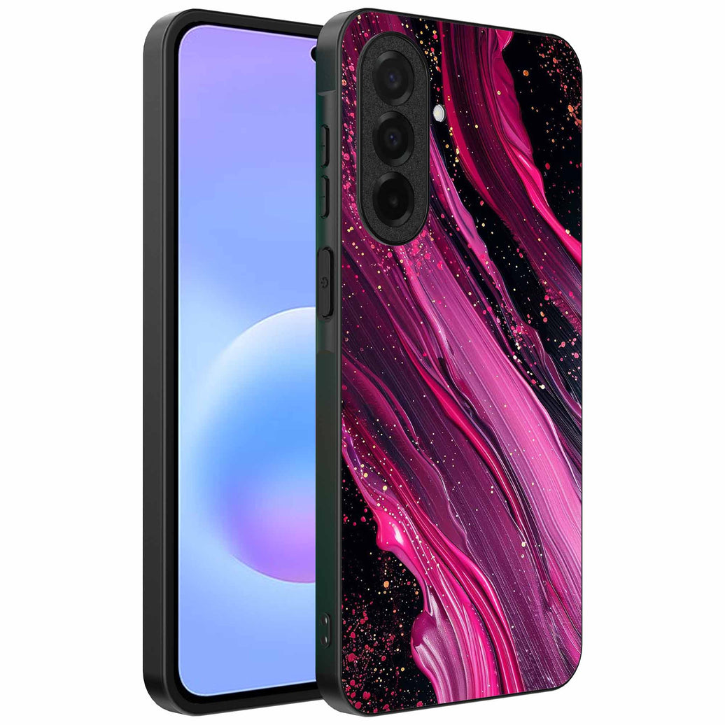 Geschikt voor
Samsung Galaxy A57 Telefoonhoesje met marmer opdruk - TPU backcover case
marble design - Paars Roze - Smartphonica
