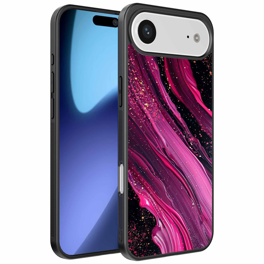 Geschikt voor
iPhone Air Telefoonhoesje met marmer opdruk - TPU backcover case marble
design - Paars Roze - Smartphonica