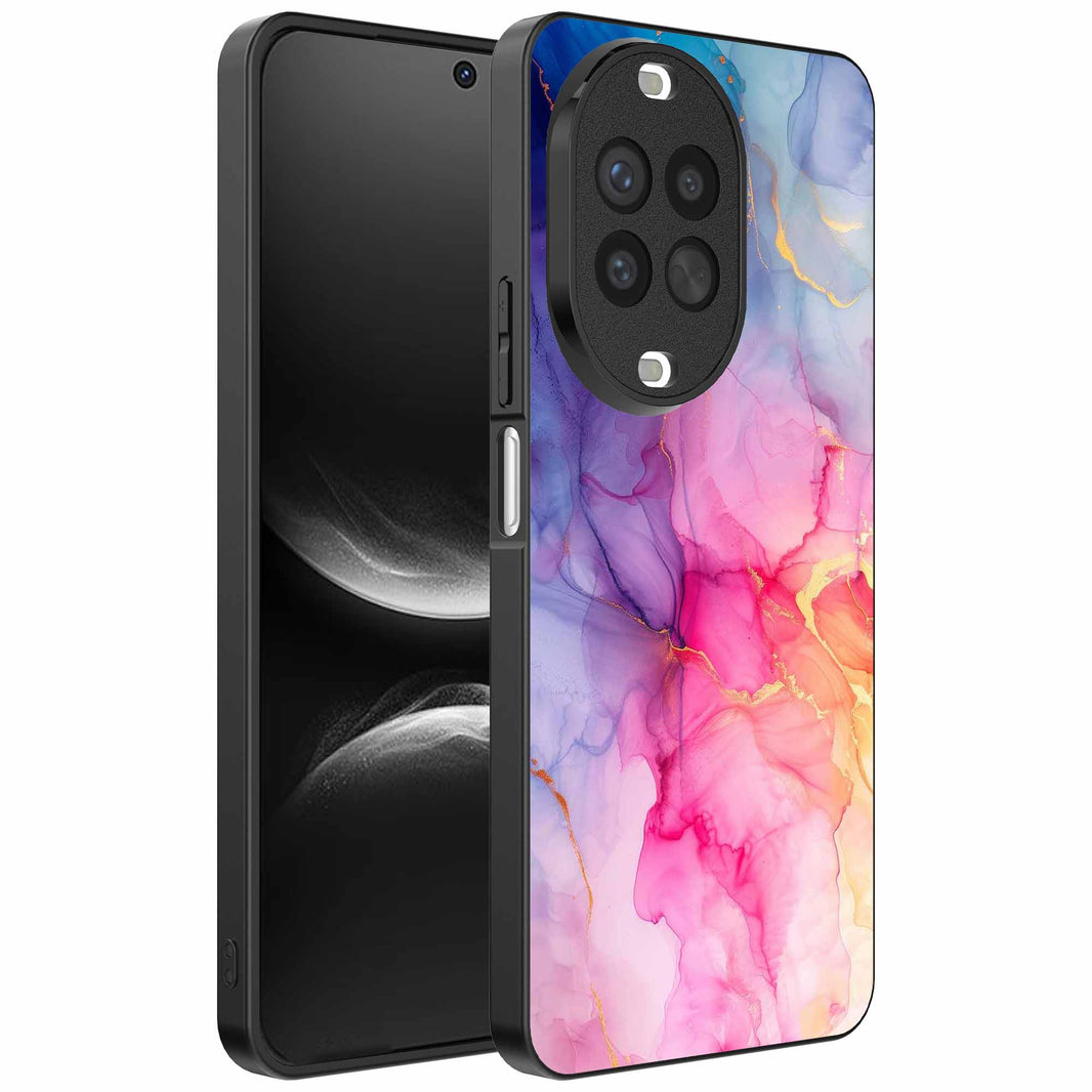 Geschikt voor
Huawei Nova 14 Telefoonhoesje met marmeropdruk - TPU backcover case marble
design - Regenboog - Smartphonica