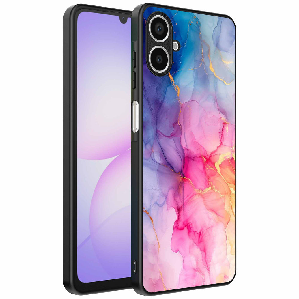 Geschikt voor
Samsung Galaxy A07 Telefoonhoesje met marmeropdruk - TPU backcover case
marble design - Regenboog - Smartphonica