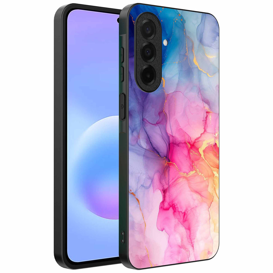 Geschikt voor
Samsung Galaxy A57 Telefoonhoesje met marmeropdruk - TPU backcover case
marble design - Regenboog - Smartphonica