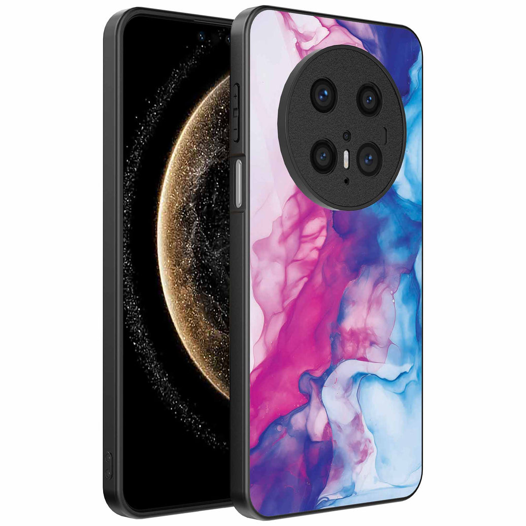 Geschikt voor
Huawei Mate 70 Pro / 70 Pro Plus Telefoonhoesje met Roze Blauw Marmer Opdruk
- TPU Backcover Case Rose Blue Marble Design - Smartphonica
