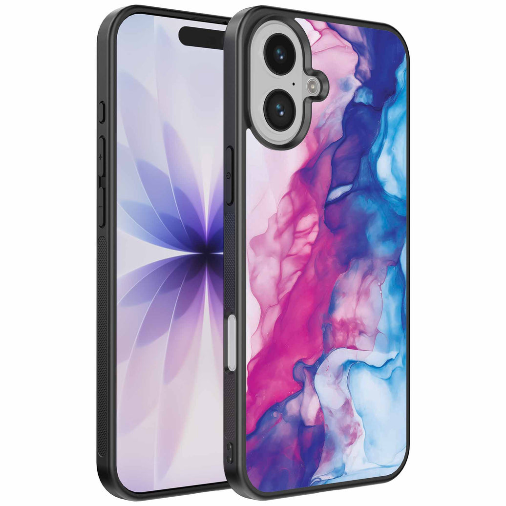 Geschikt voor
iPhone 17 Telefoonhoesje met Roze Blauw Marmer Opdruk - TPU Backcover Case
Rose Blue Marble Design - Smartphonica