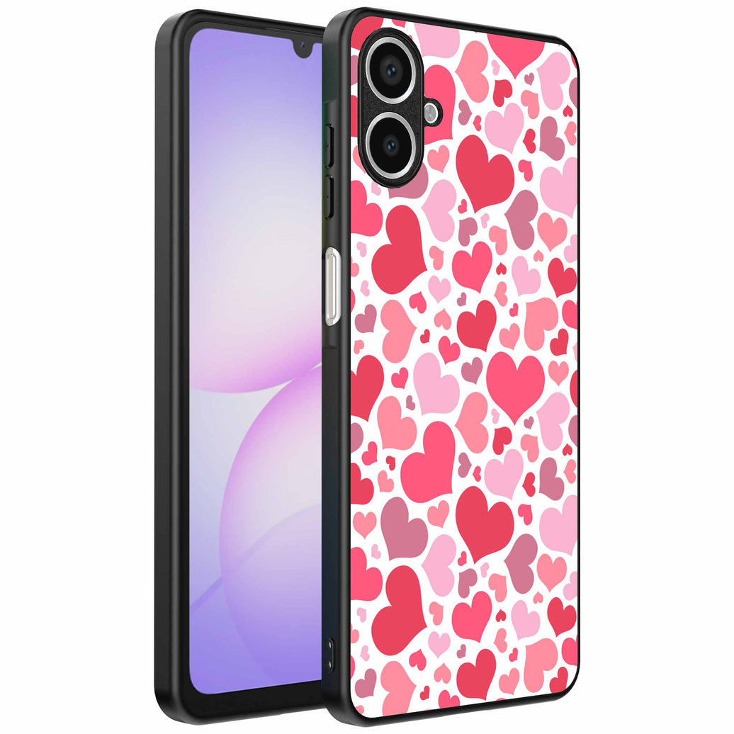 Geschikt voor
Samsung Galaxy A07 Telefoonhoesje met Hartjes Print - Hearts Design TPU
Backcover Case - Kinder Hoesje met Hartjes Design - Smartphonica