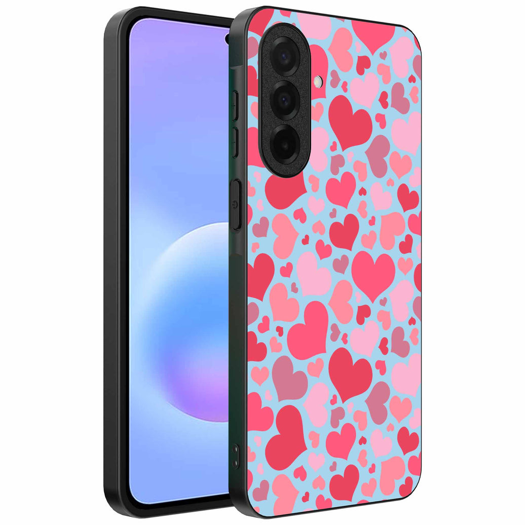 Geschikt voor
Samsung Galaxy A57 Telefoonhoesje met Hartjes Print - Hearts Design TPU
Backcover Case - Kinder Hoesje met Hartjes Design - Smartphonica