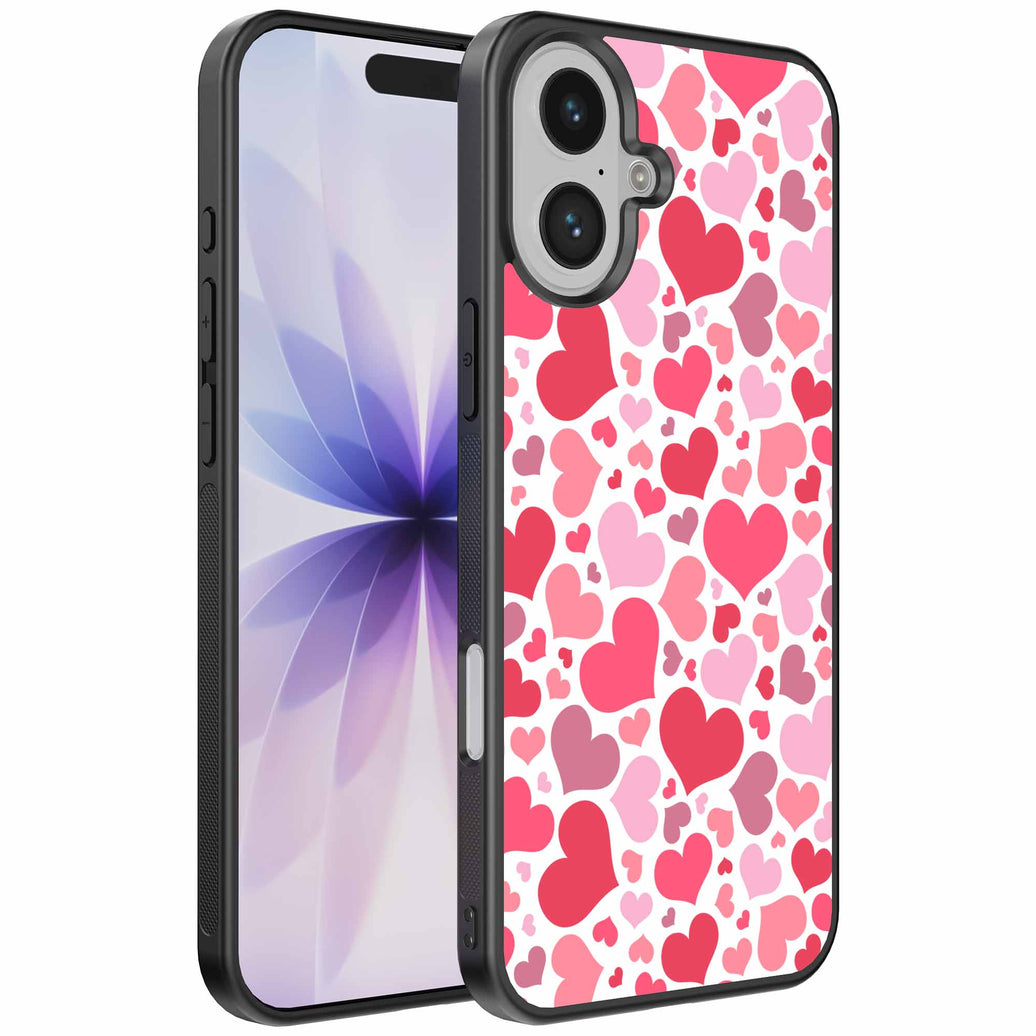 Geschikt voor
iPhone 17 Telefoonhoesje met Hartjes Print - Hearts Design TPU Backcover Case
- Kinder Hoesje met Hartjes Design - Smartphonica