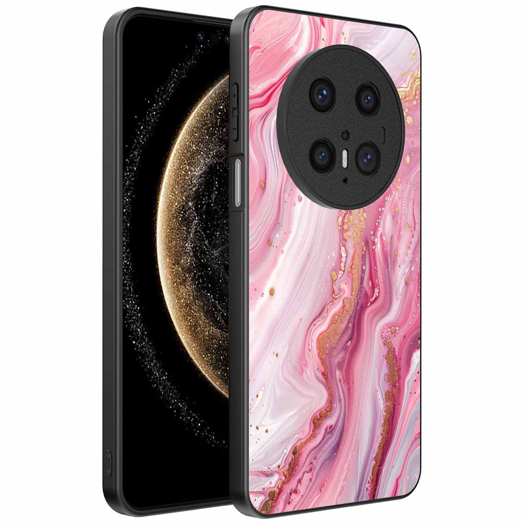 Geschikt voor
Huawei Mate 70 Pro / 70 Pro Plus Telefoonhoesje met marmer opdruk - TPU
backcover case marble design - Roze - Smartphonica