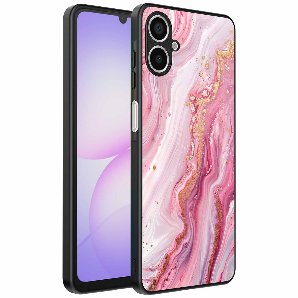 Geschikt voor
Samsung Galaxy A07 Telefoonhoesje met marmer opdruk - TPU backcover case
marble design - Roze - Smartphonica