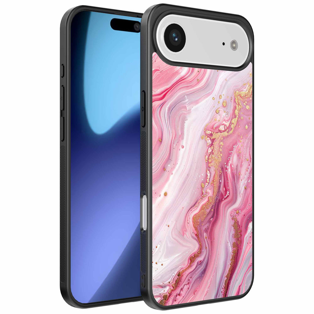 Geschikt voor
iPhone Air Telefoonhoesje met marmer opdruk - TPU backcover case marble
design - Roze - Smartphonica