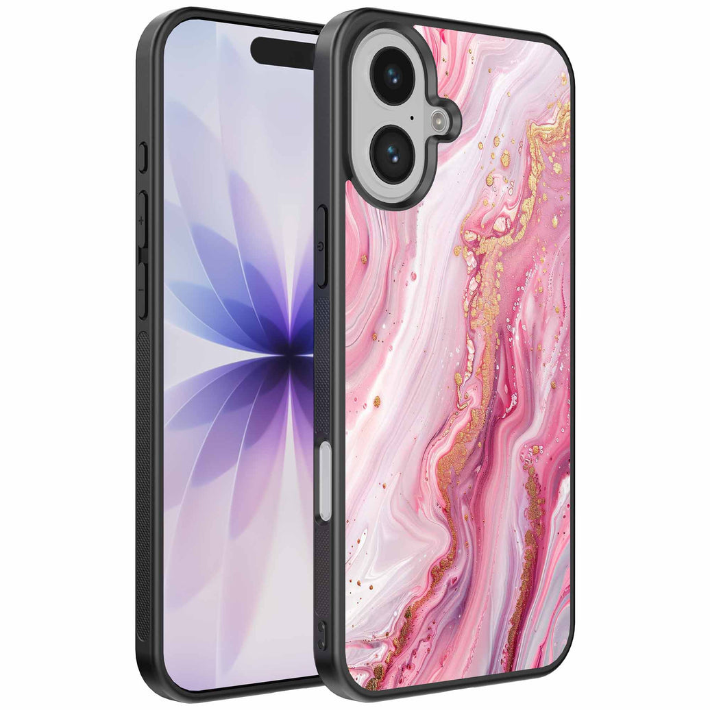 Geschikt voor
iPhone 17 Telefoonhoesje met marmer opdruk - TPU backcover case marble design
- Roze - Smartphonica