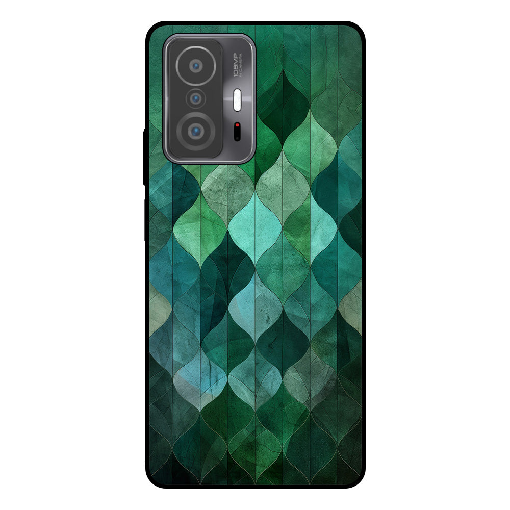 Telefoonhoesje
Geschikt voor Xiaomi 11T / 11T Pro met groene bladeren opdruk - TPU backcover
case green leafs design
