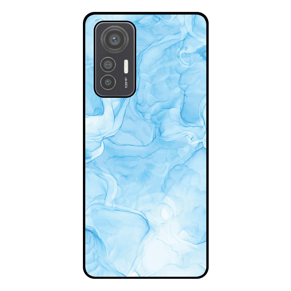 Telefoonhoesje
Geschikt voor Xiaomi 12 Lite met marmer opdruk - TPU backcover case marble
design - Lichtblauw