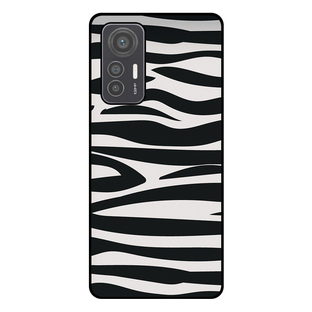 Telefoonhoesje
Geschikt voor Xiaomi 12 Lite met zebra opdruk - TPU backcover case zebra
design - Zwart Wit
