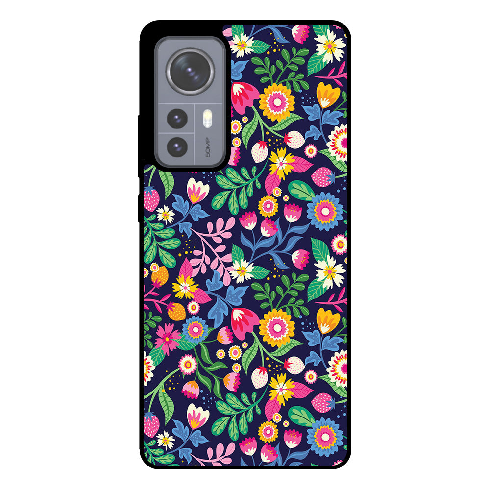 Telefoonhoesje
Geschikt voor Xiaomi 12 met bloemen opdruk - TPU backcover case flower design