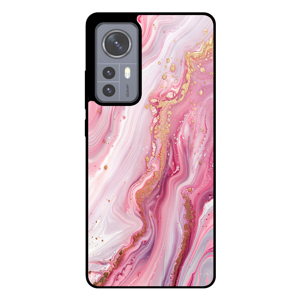 Telefoonhoesje
Geschikt voor Xiaomi 12 met marmer opdruk - TPU backcover case marble design
- Roze
