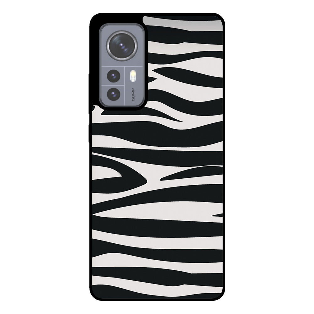 Telefoonhoesje
Geschikt voor Xiaomi 12 met zebra opdruk - TPU backcover case zebra design -
Zwart Wit