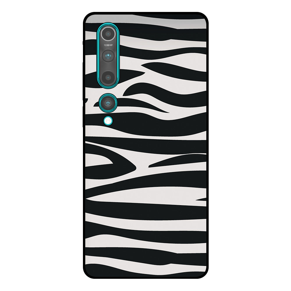 Telefoonhoesje
Geschikt voor Xiaomi Mi 10 / 10 Pro met zebra opdruk - TPU backcover case
zebra design - Zwart Wit