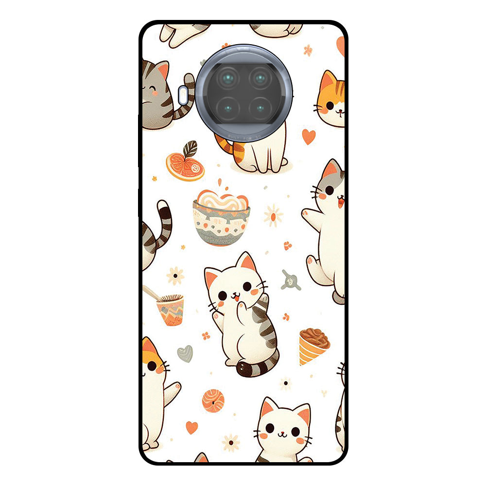 Telefoonhoesje Geschikt voor Xiaomi Mi 10T / Mi 10T
Pro met katten opdruk - TPU backcover case cat design