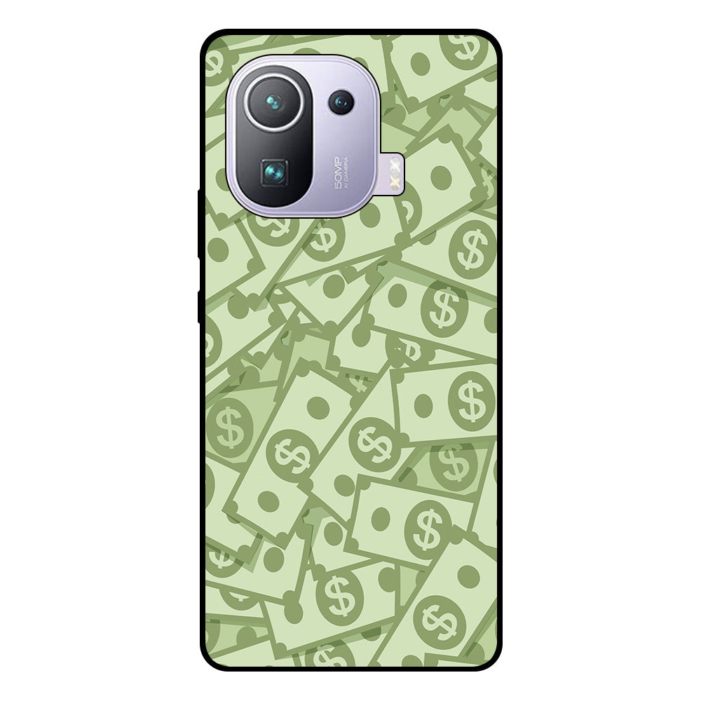 Telefoonhoesje Geschikt voor Xiaomi Mi 11 Pro met
Geld Opdruk - TPU Backcover Case With Money Design