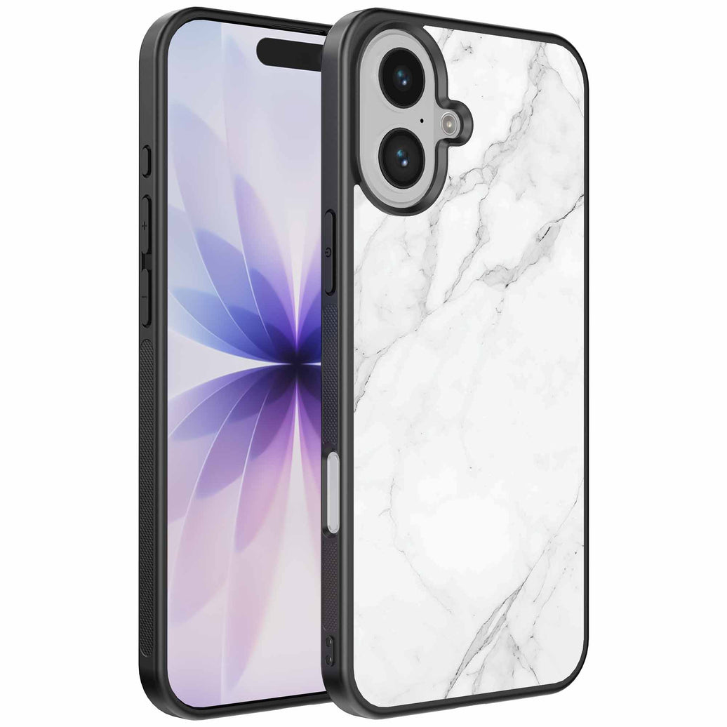 Geschikt voor
iPhone 17 Telefoonhoesje met Wit Marmer Opdruk - TPU Backcover Case White
Marble Design - Zwart - Smartphonica