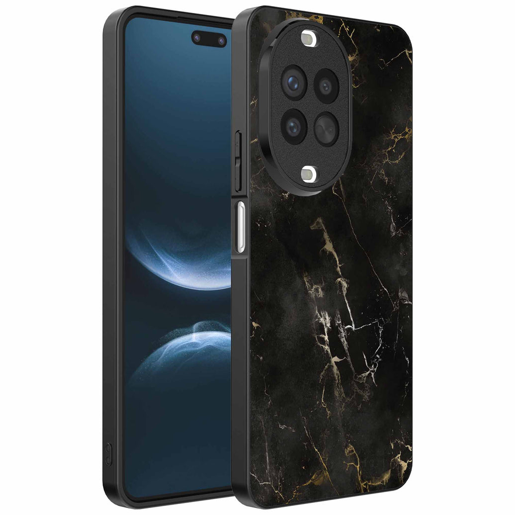 Geschikt voor
Huawei Nova 14 Pro Telefoonhoesje met marmer opdruk - TPU backcover case
black marble design - Zwart - Smartphonica