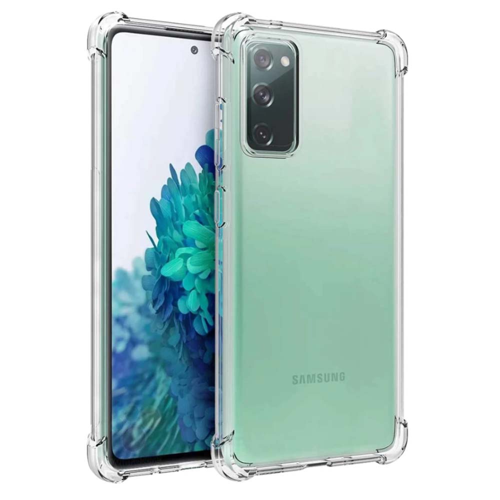 Telefoonhoesje Geschikt voor Samsung Galaxy A31 transparant shockproof
  TPU siliconen hoesje met stootrand