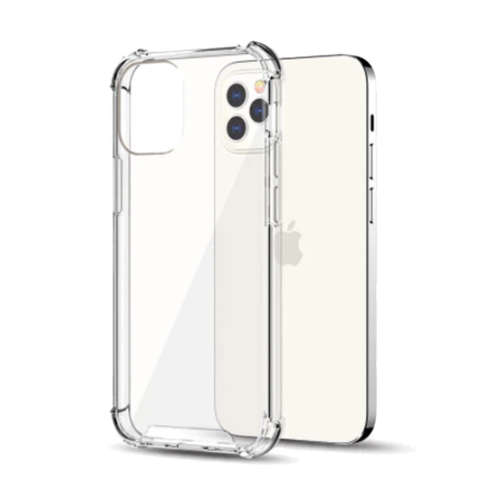 Telefoonhoesje Geschikt voor iPhone 12 Mini transparant hoesje flexibel met stootrand