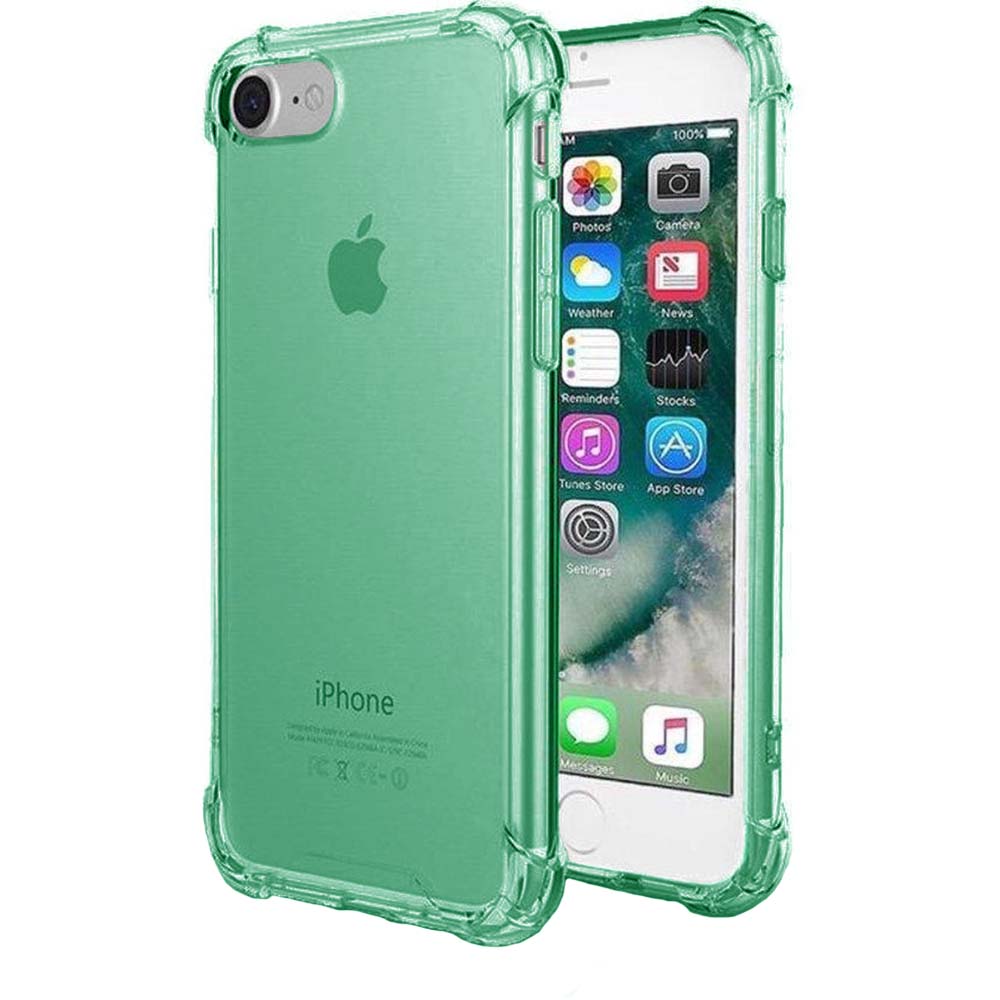 iPhone 6/6s Plus transparant siliconen hoesje - Groen