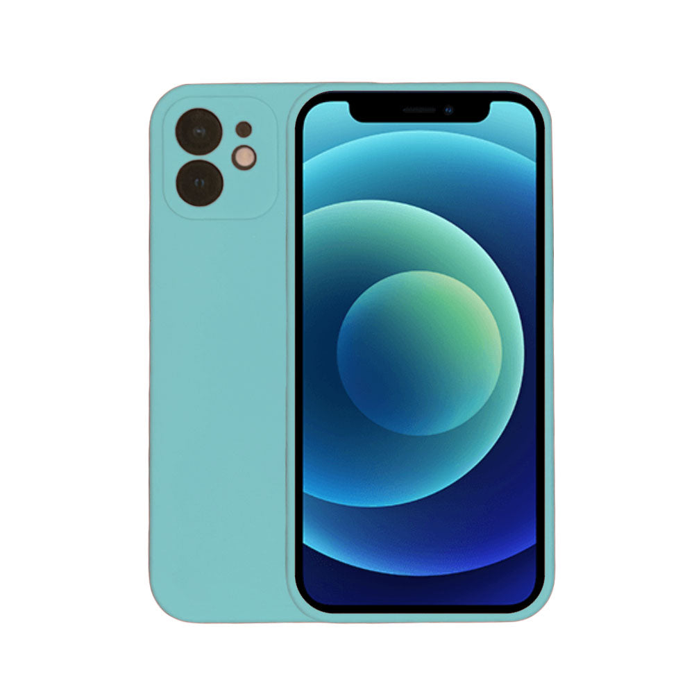 Telefoonhoesje Geschikt voor
  iPhone 12 Pro Max siliconen hoesje - Backcover Siliconen Case - Blauw