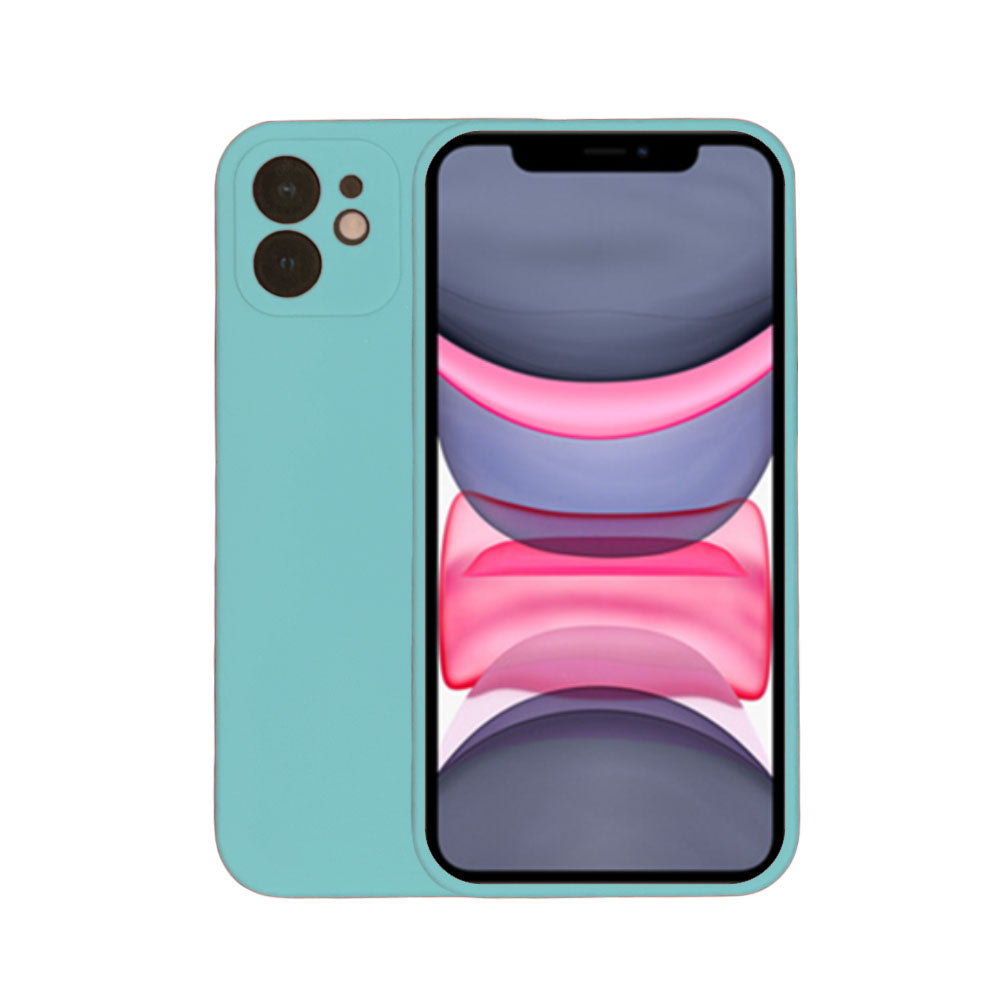 Telefoonhoesje Geschikt voor
  iPhone 11 siliconen hoesje - Backcover Siliconen Case - Blauw