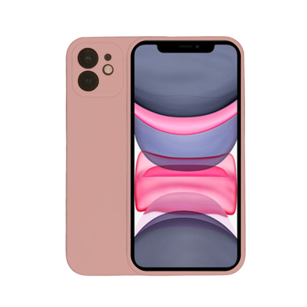 Telefoonhoesje Geschikt voor
  iPhone 11 siliconen hoesje - Backcover Siliconen Case - Zalm