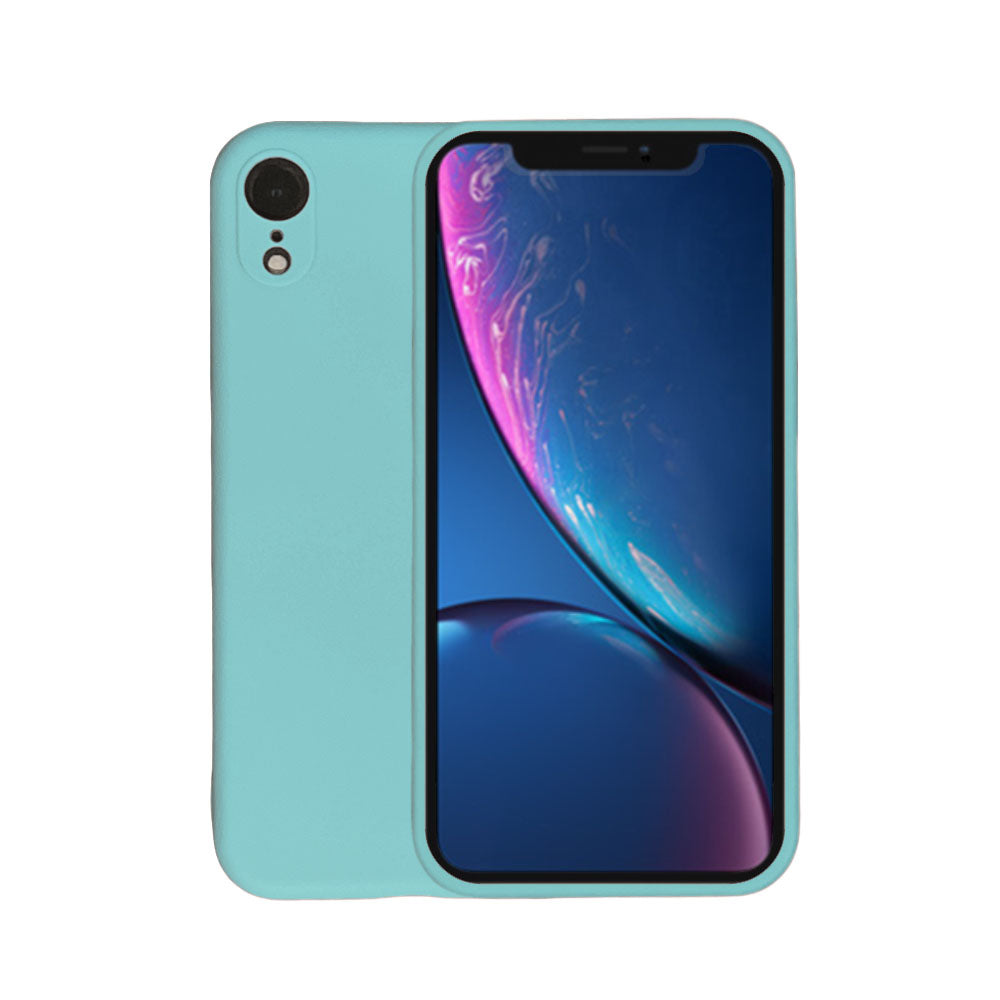 Telefoonhoesje Geschikt voor
  iPhone X/Xs siliconen hoesje - Backcover Siliconen Case - Blauw