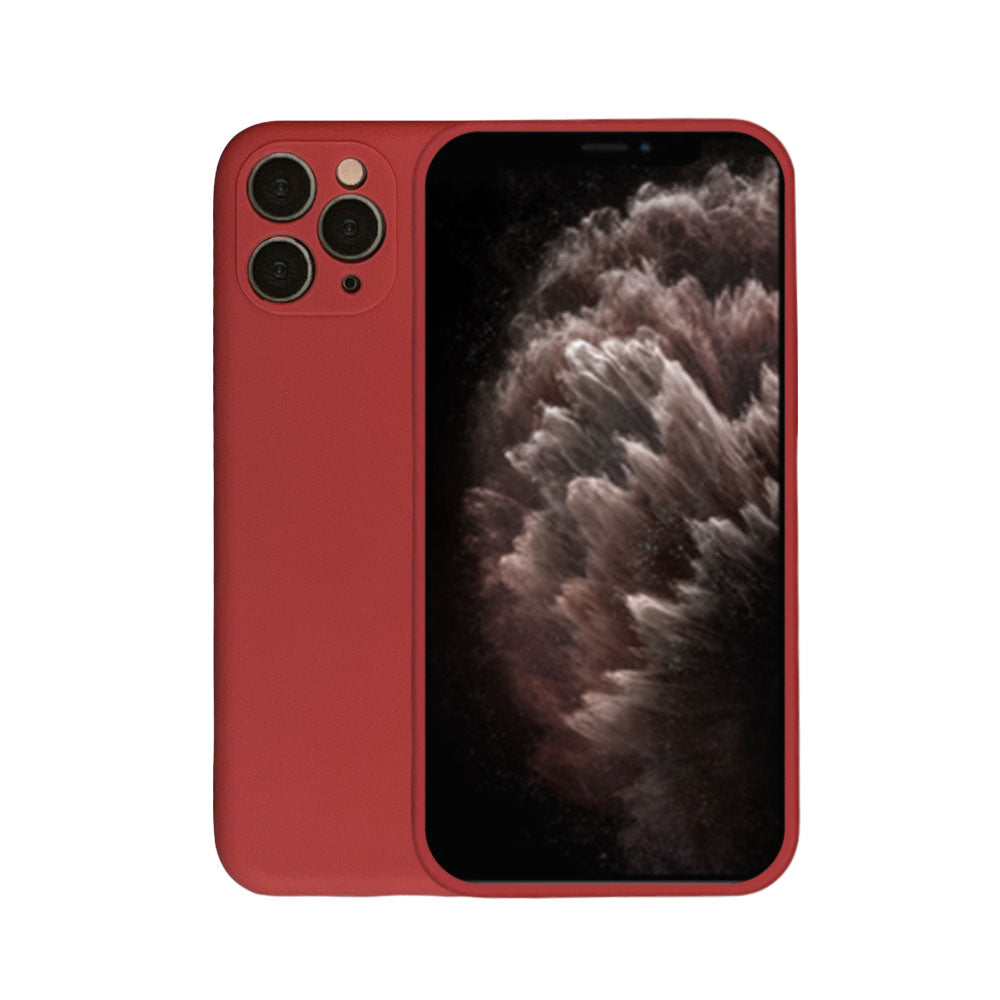 Telefoonhoesje Geschikt voor
  iPhone 11 Pro siliconen hoesje - Backcover Siliconen Case - Rood