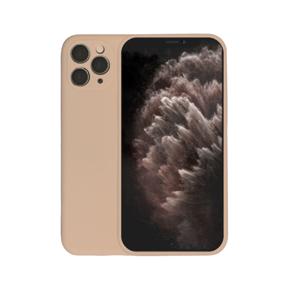 Telefoonhoesje Geschikt voor
  iPhone 11 Pro siliconen hoesje - Backcover Siliconen Case - Beige