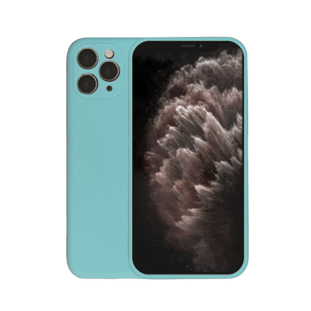 Telefoonhoesje Geschikt voor
  iPhone 11 Pro siliconen hoesje - Backcover Siliconen Case - Blauw