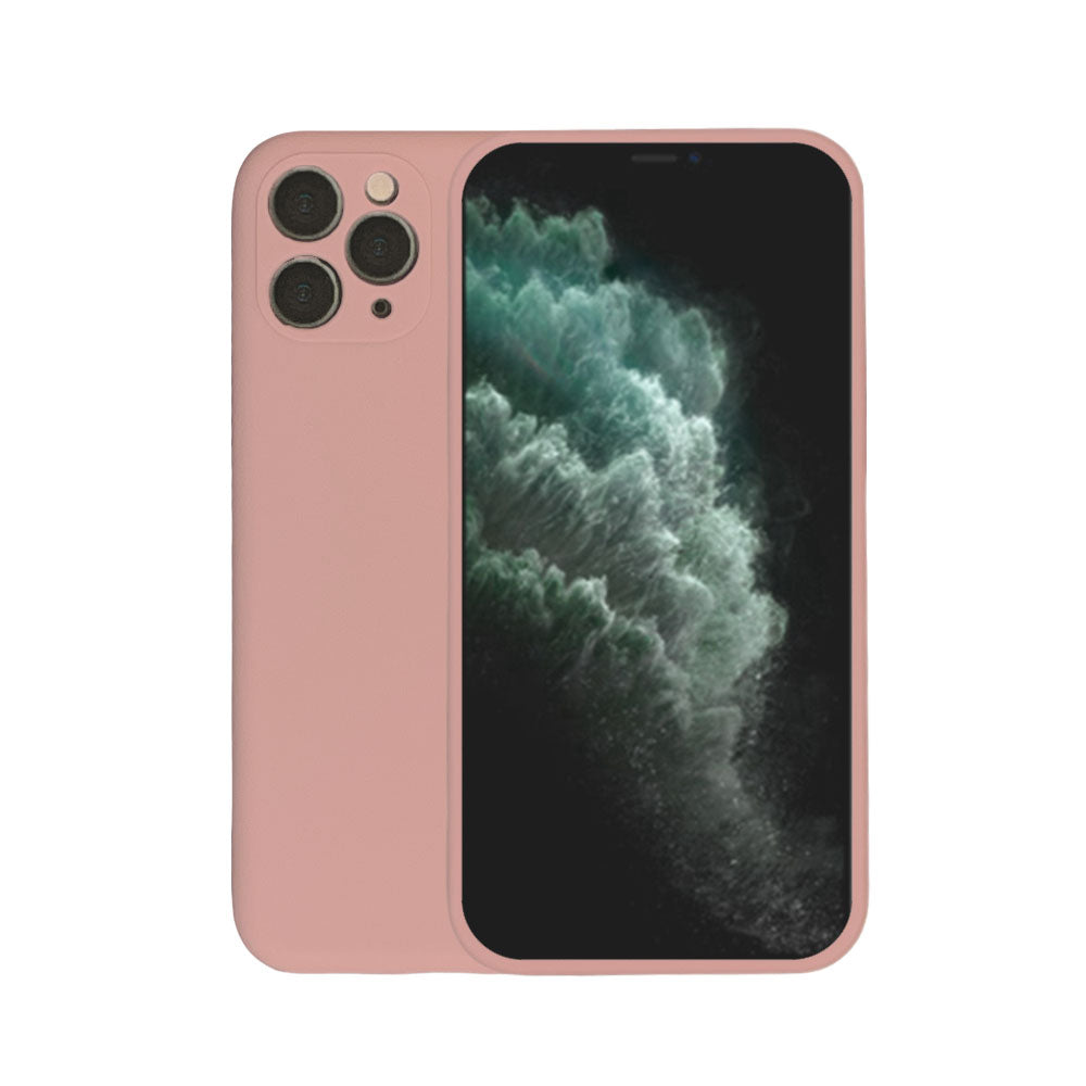 Telefoonhoesje Geschikt voor
  iPhone 11 Pro Max siliconen hoesje - Backcover Siliconen Case - Zalm