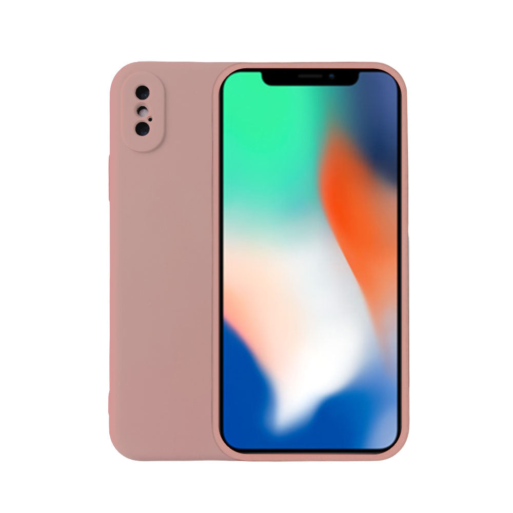 Telefoonhoesje Geschikt voor
  iPhone Xr siliconen hoesje - Backcover Siliconen Case - Zalm