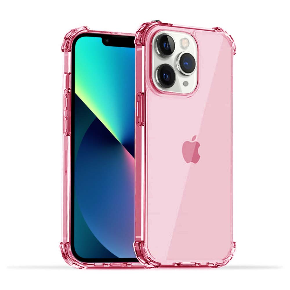iPhone 11 Pro Max transparant siliconen hoesje - Lichtroze
