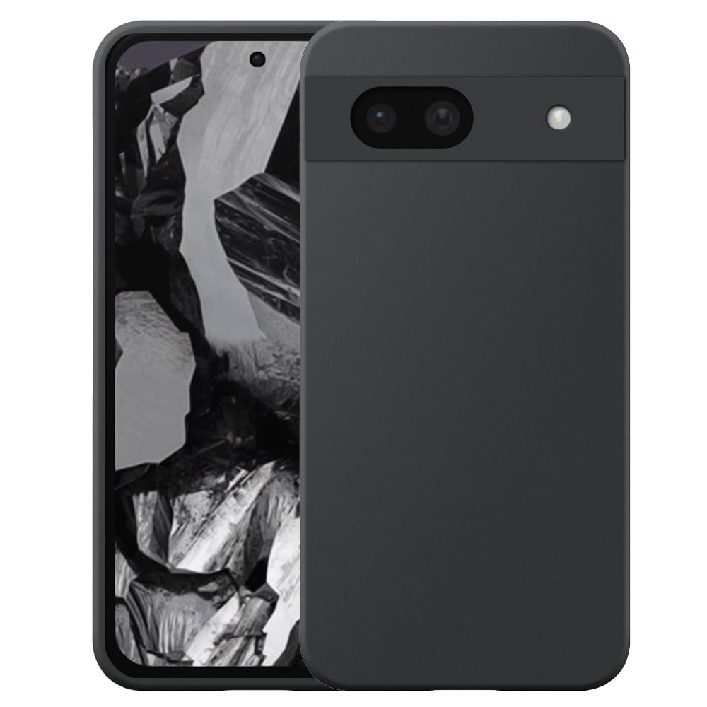 Geschikt voor Google
  Pixel 8A Telefoonhoesje Flexibel Siliconen TPU hoesje - Flexible Back Cover
  Case Siliconen TPU - Zwart - Smartphonica