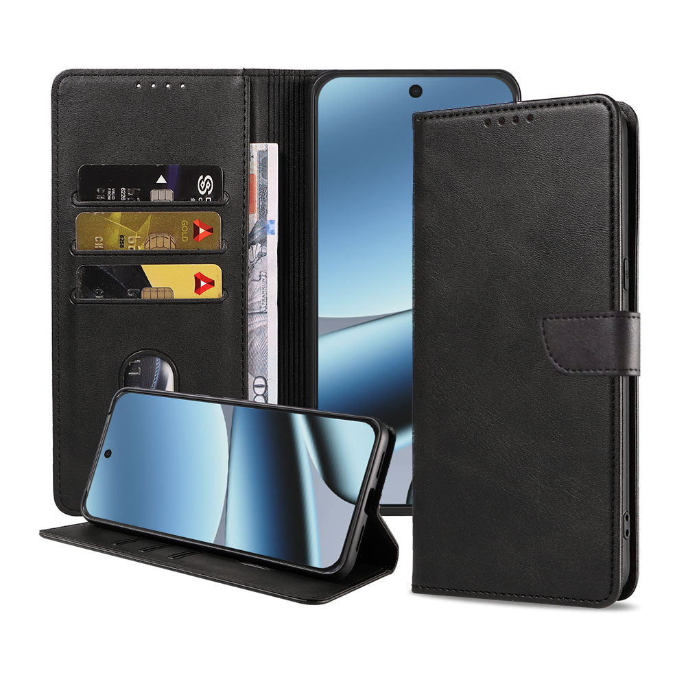 Geschikt voor Google Pixel 10 Pro XL
  Telefoonhoesje Kunstleer met Magnetisch lipje en Pasjeshouder Book Case met
  Klepje - Walletcase with Cardslot - Zwart - Smartphonica